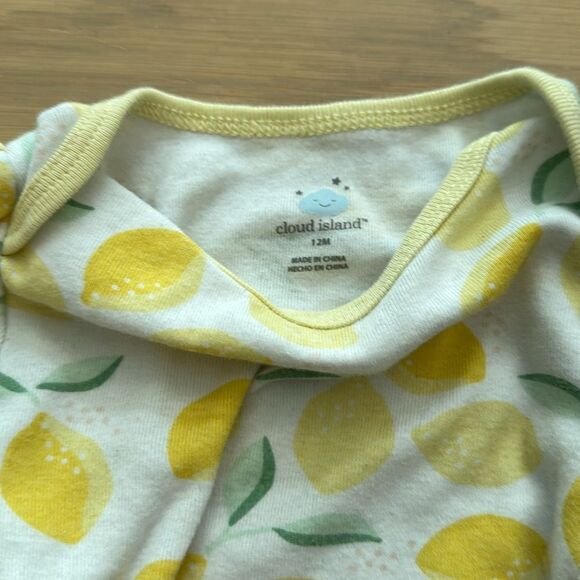 Cloud island Onsie Set - Pink, Yellow, and White - Picture 3 of 4